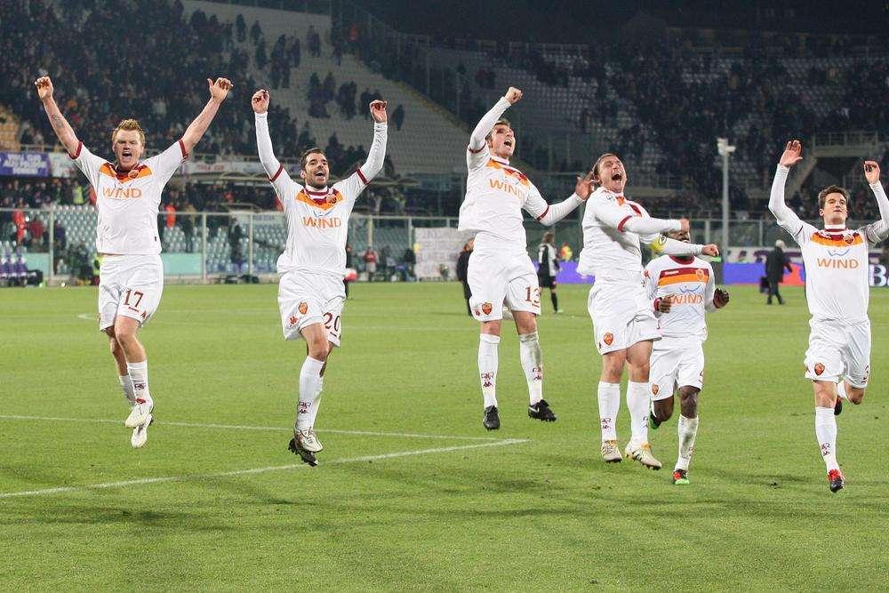 L'entusiasmo della Roma esplode anche a cena