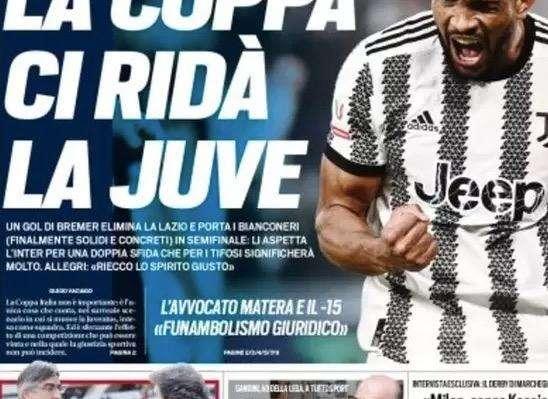 Prima TS - Coppa Italia, Juve in semifinale: lì la aspetta l'Inter 