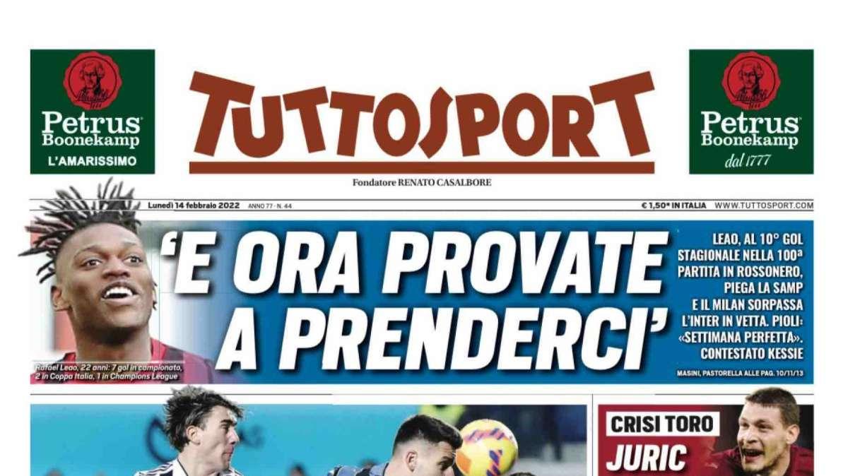 Prima TS - E ora provate a prenderci: sorpasso Milan sull'Inter