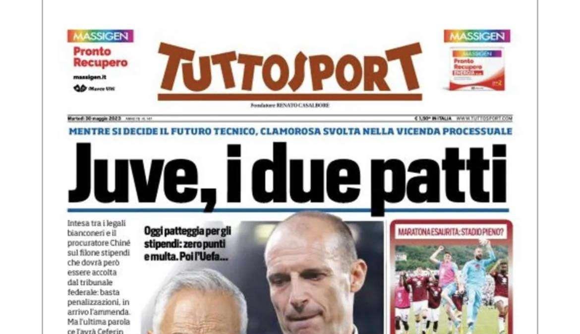 Prima TS - Juve, i due patti. Febbre Toro verso l'Inter, ma con ansia 