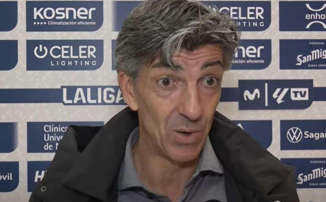 Real Sociedad, Alguacil: "Pari con l'Osasuna, che rabbia. Sull'infortunio di Barrenetxea..."