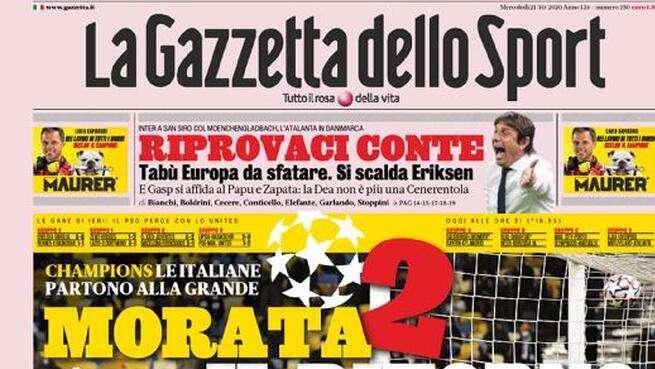 Prima GdS - Inter, riprovaci Conte: tabù Champions da sfatare, si scalda Eriksen