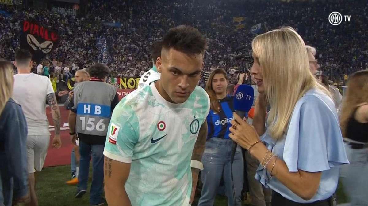 Lautaro a ITV: "È il momento migliore della mia carriera. Volevamo mantenere la Coppa a casa nostra" 