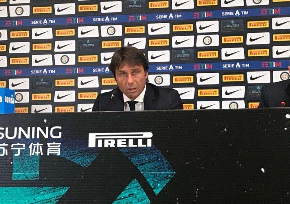 Conte in conferenza: "I cori dei tifosi per me? Sono felici del nostro lavoro. Ora avanti così, tutti uniti"