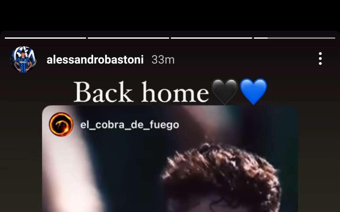 Bastoni, cuori per l'Inter. Il centrale non vede l'ora di ripartire: "Back home"