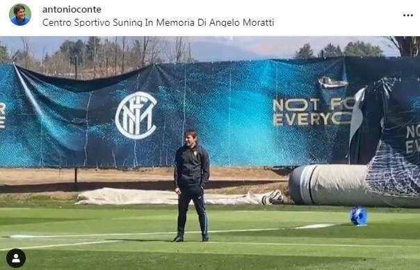 Appiano Gentile, Antonio Conte dirige la seduta odierna: "Training"