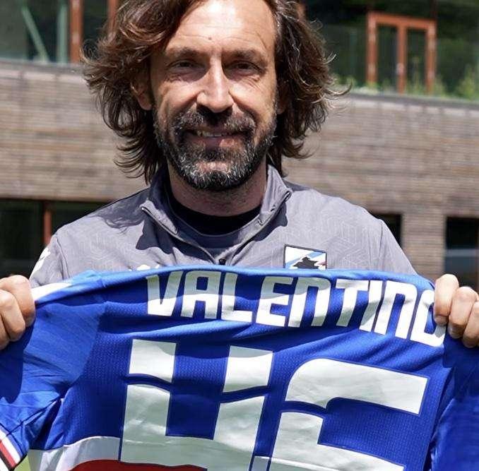 "Sono interista dal '98, da piccolo tifavo la Samp". Pirlo invita Vale Rossi a Marassi