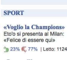 Eto'o e quel "forza Inter" che fa impazzire i tifosi