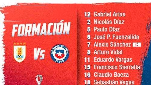 Verso Qatar 2022, il Cile fa visita all'Uruguay: Sanchez e Vidal dal 1'