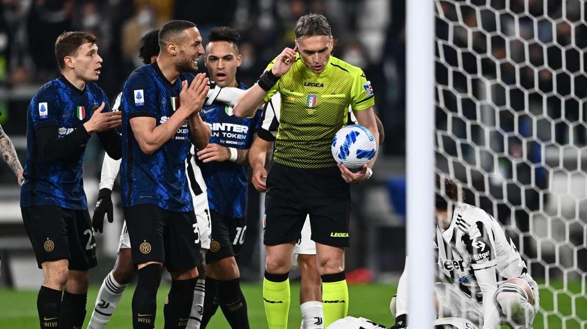 Sky - Juve-Inter, la ricostruzione del rigore controverso di Calhanoglu. E Rocchi approva (quasi) tutte le scelte