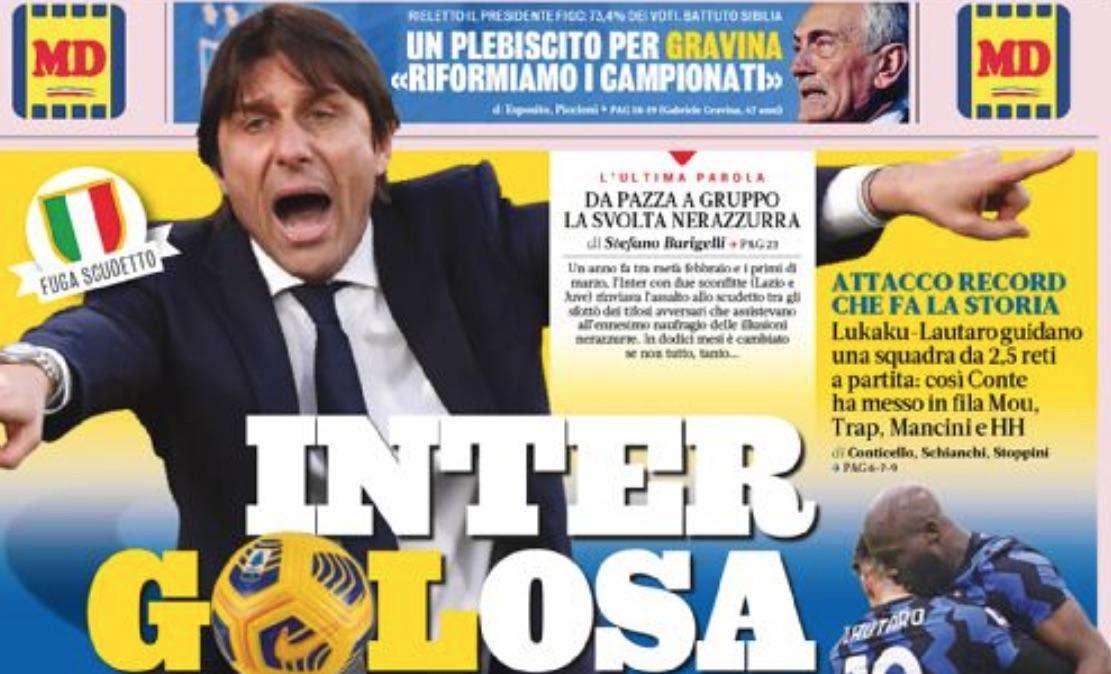 Prima GdS - Inter golosa: così Conte ha messo in fila Mou, Trap, Mancini e HH