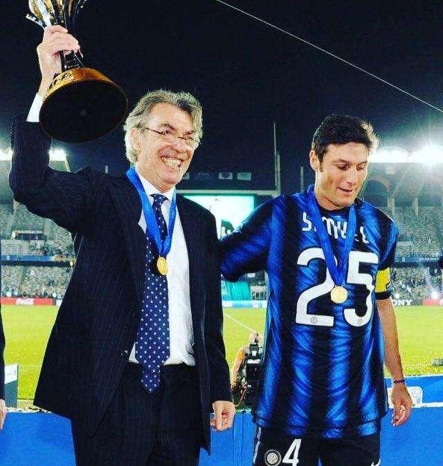 Zanetti: "Quanti momenti indimenticabili insieme, auguri presidente Moratti"