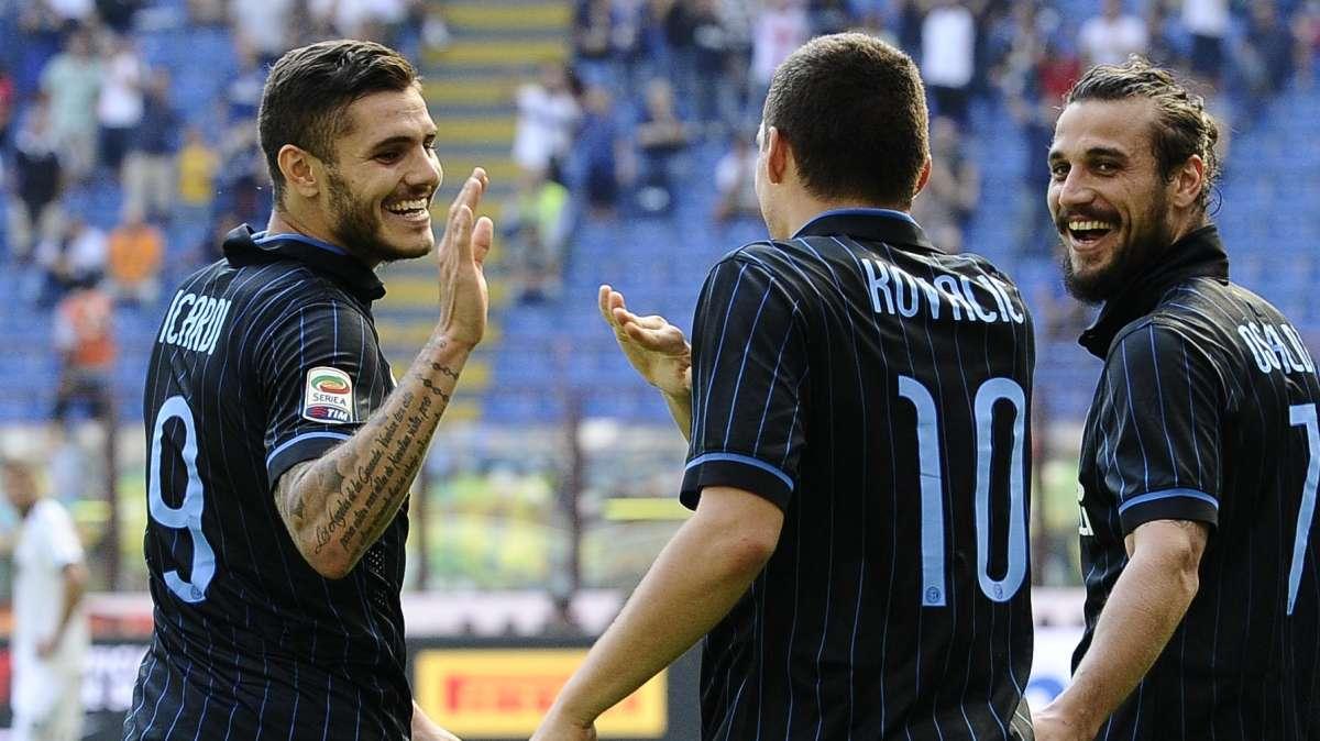 SM - Icardi con Kovacic e Palacio. Panchina Osvaldo