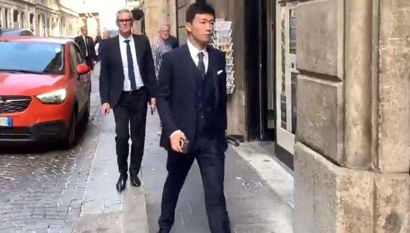 VIDEO - Pranzo UEFA: arrivata la delegazione Inter con a capo Steven Zhang