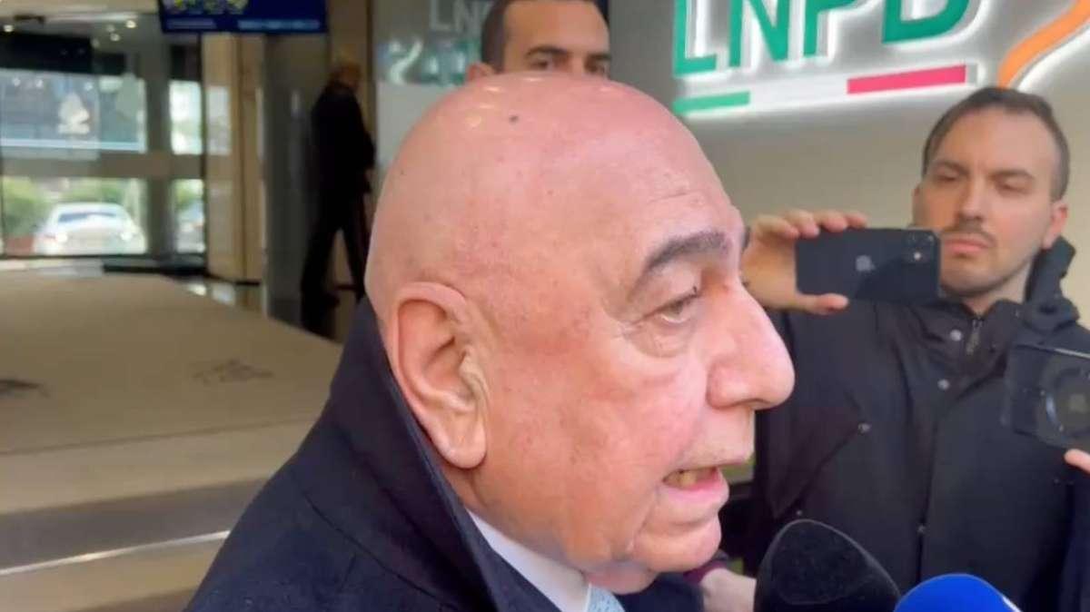 VIDEO - Galliani: "Serie A a 18? Il problema è un altro. Gravissimo non avere il diritto d'intesa"
