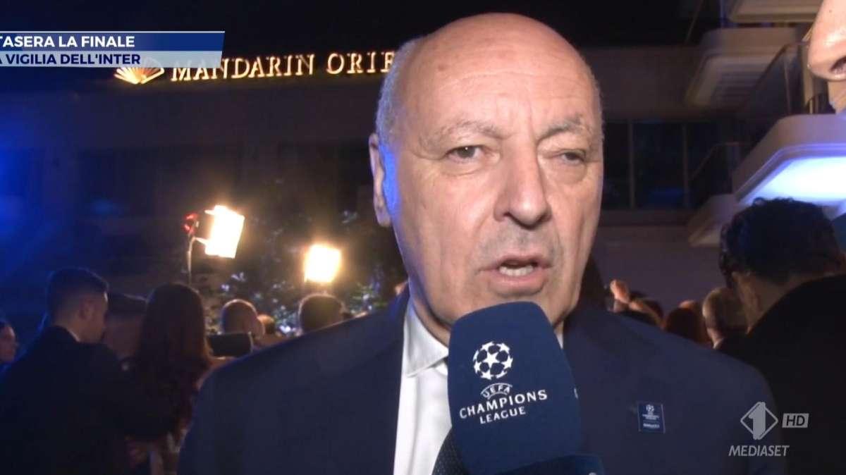 Marotta: "Finale di Champions, sono abituato alle sfide. Non è vero che chi più spende più vince"