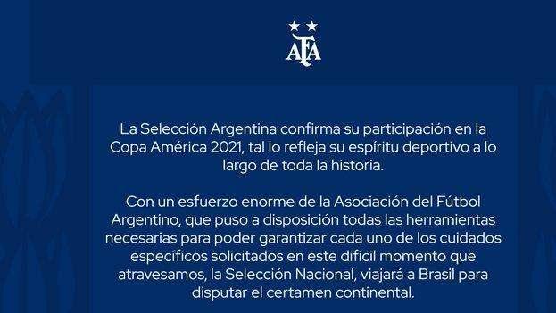L'Argentina di Lautaro conferma la partecipazione alla Copa America: la nota dell'AFA
