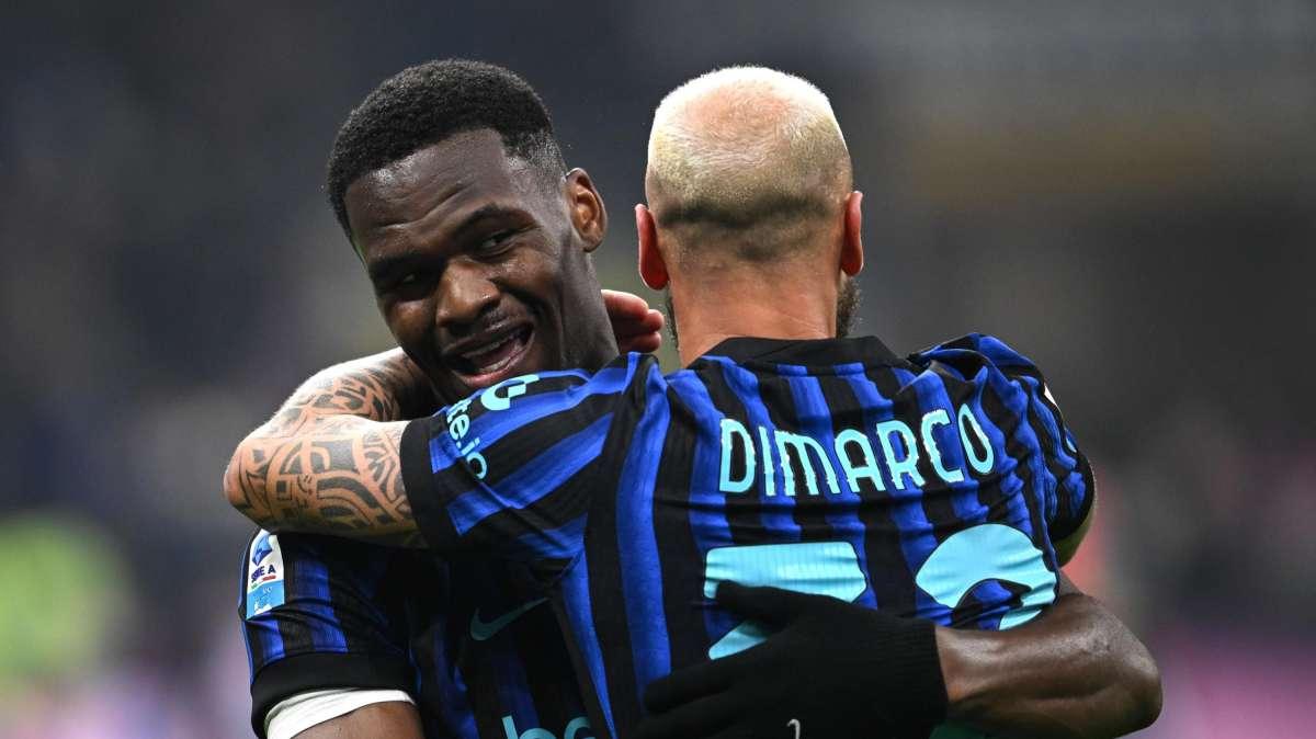 Una pausa da primato: l'Inter supera brillantemente per 2-0 la Lazio e si porta in cima alla classifica con la Roma