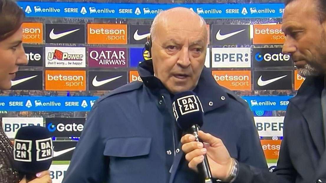 Marotta a DAZN: "Scetticismo su Chivu? Siamo abituati, abbiamo avuto coraggio. San Siro, ora inizia un percorso difficile"