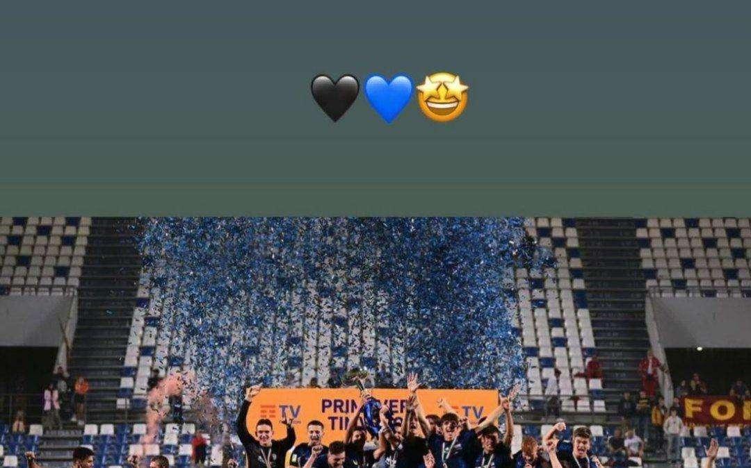 Inter Primavera Campione d'Italia: l'esultanza di Zhang sui social