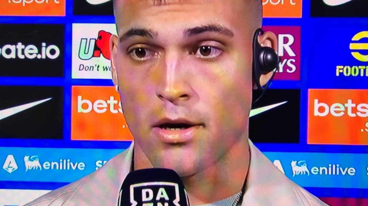 Lautaro a DAZN: "Da capitano mi assumo la responsabilità. Sono all'Inter, devo lavorare il doppio stando zitto"