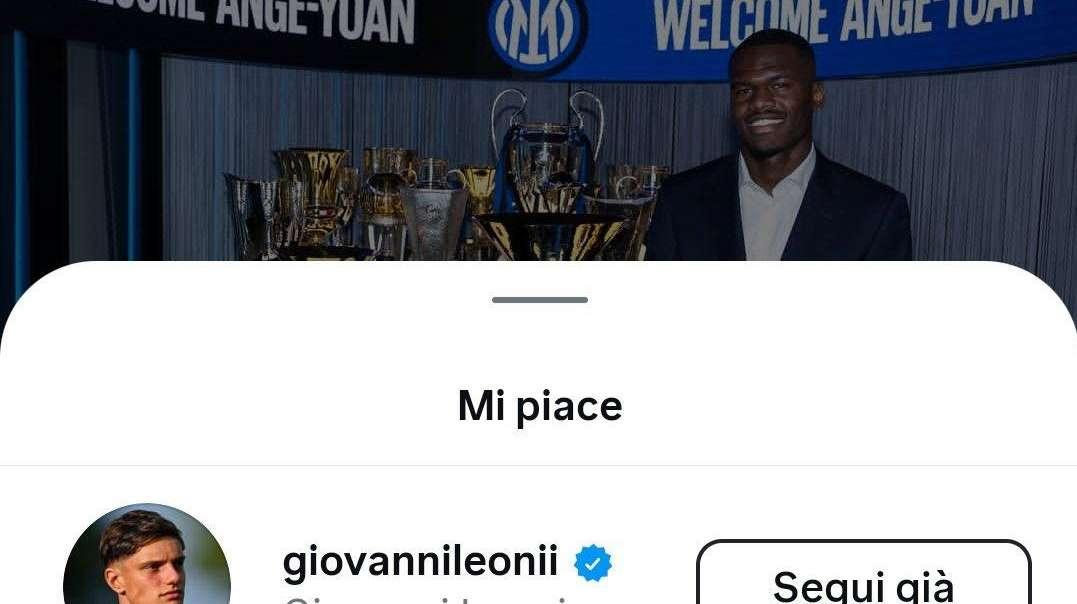 L'Inter ufficializza l'arrivo di Bonny: arriva il like di approvazione di Leoni 