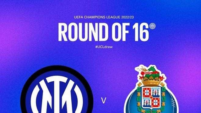 Inter-Porto, le date degli ottavi di finale: andata mercoledì 22 febbraio, il ritorno in Portogallo il 14 marzo