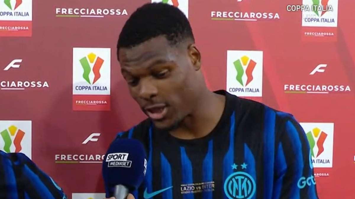 Dumfries Player of the Match a SM: "Sono contento per l'assist a Lautaro, era arrabbiato"