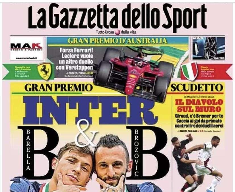 Prima GdS - Inter, B & B. Inzaghi si affida ai due amiconi del centrocampo