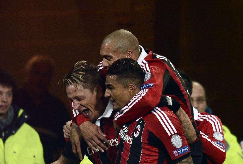 Champions: Milan agli ottavi, a casa il City di Mancini