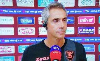 Salernitana, Paulo Sousa a Sky: "Preso gol al primo tiro in porta dell'Inter, l'ingresso di Lautaro ha dato qualità"