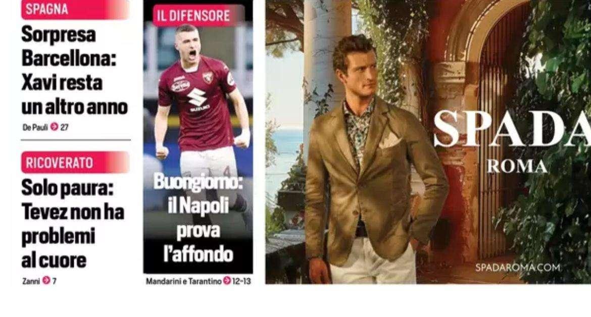 Prima CdS - Buongiorno, il Napoli prova l’affondo