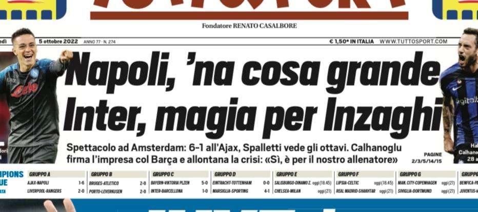 Prima TS - Inter, magia per Inzaghi. Calhanoglu firma l'impresa col Barça