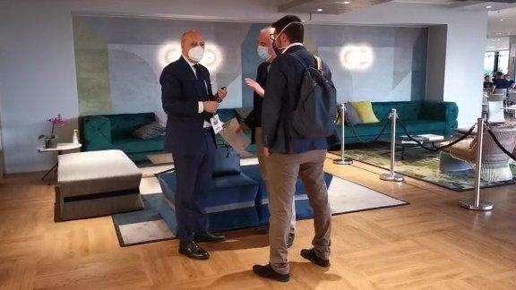 VIDEO - Beppe Marotta arrivato allo Sheraton per il tradizionale evento Adise