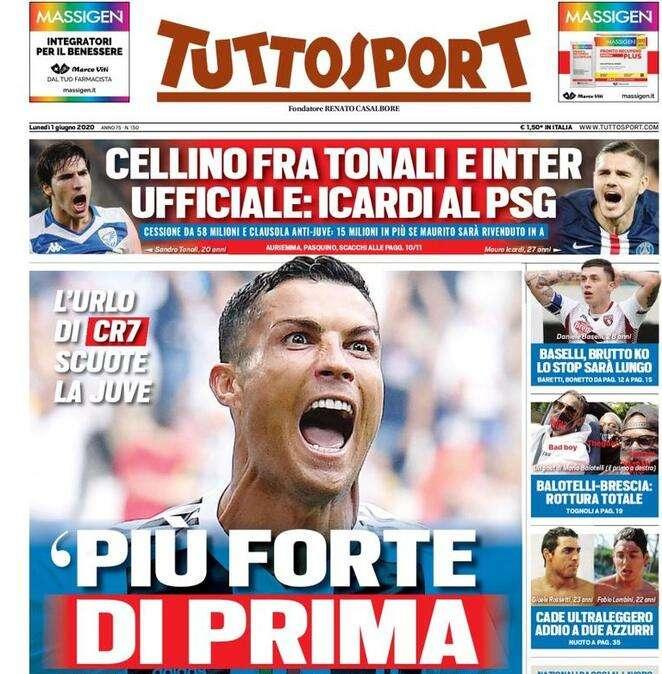 Prima TS - Cellino tra Tonali e Inter. Ufficiale: Icardi al PSG