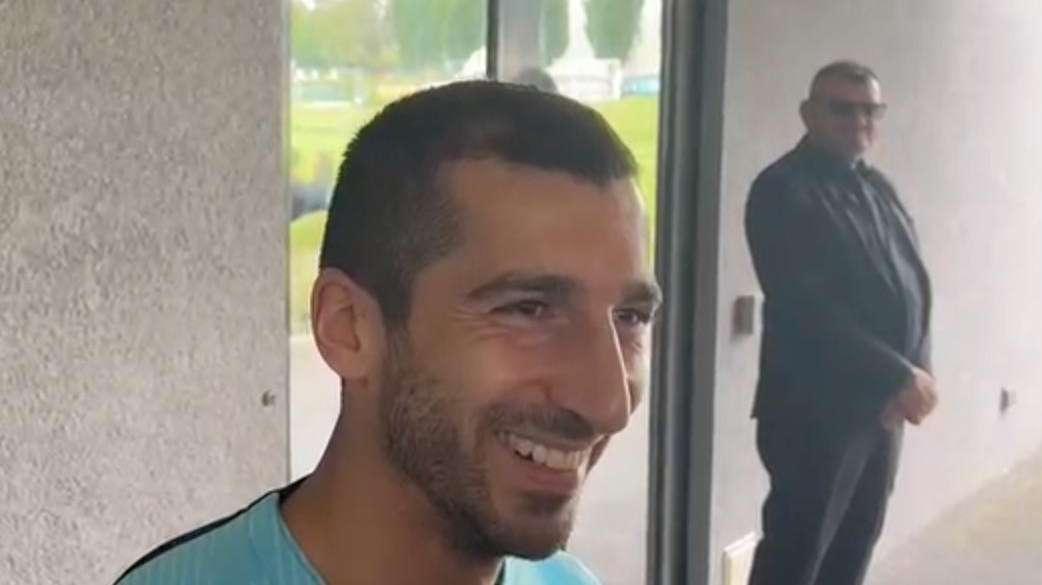 VIDEO - Mkhitaryan in mixed: "Sto bene, voglio giocare questa partita e vincerla"