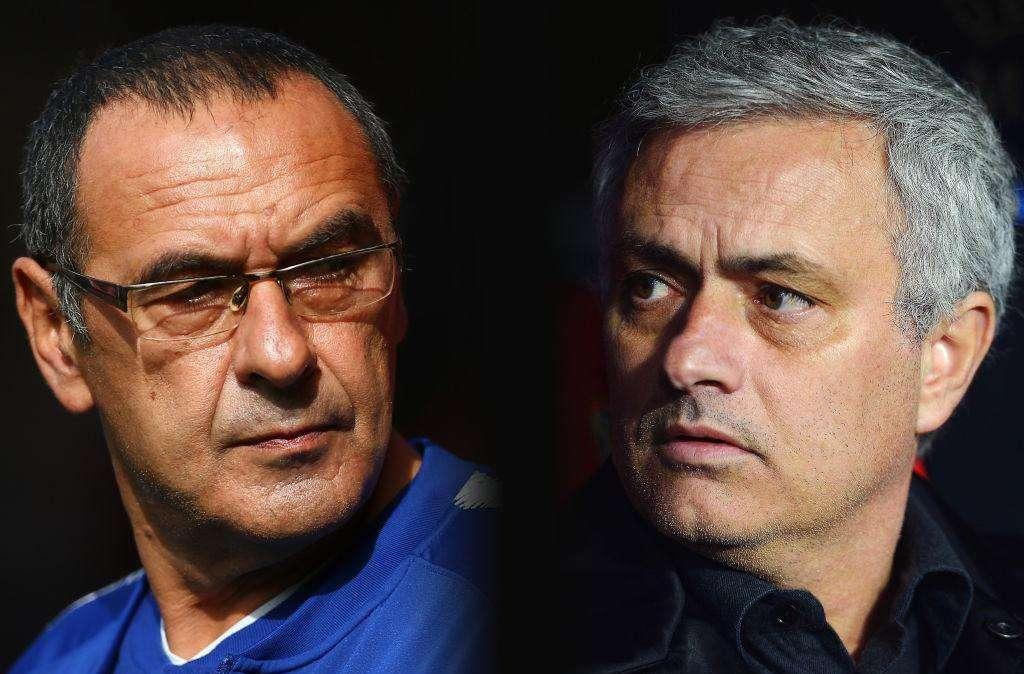 FOTO - Derby romano sui murales: Mourinho "cancellato" da Sarri