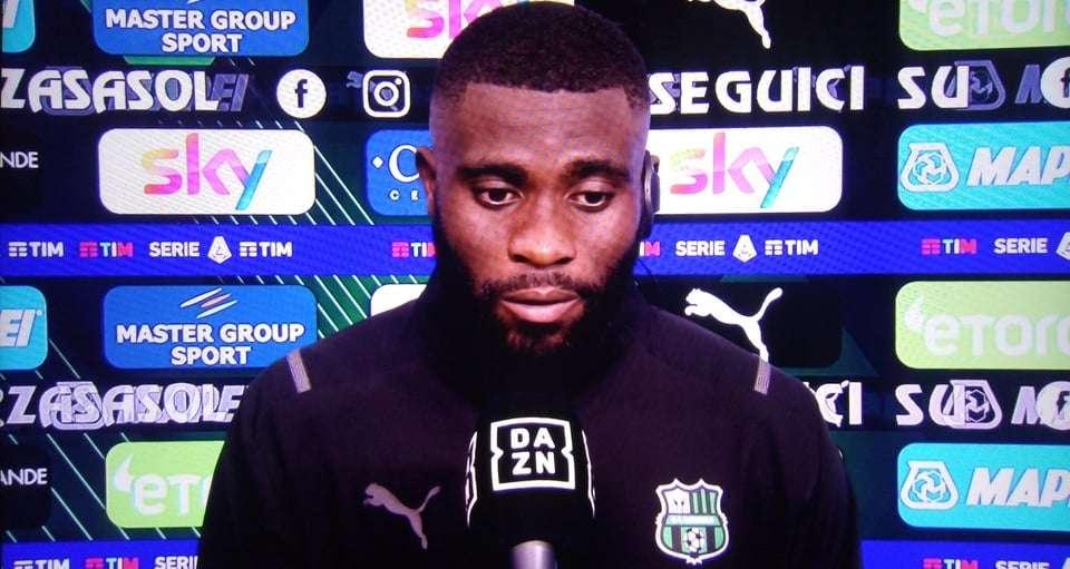 Sassuolo, Boga a DAZN: "Inter da scudetto, ma noi meritavamo almeno il pari"