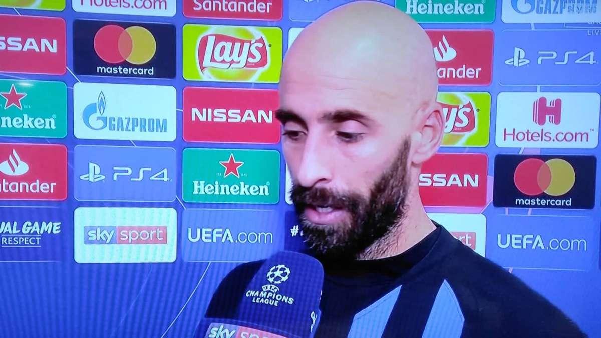 Borja a Sky: "C'è amarezza e delusione. Frenesia dopo lo 0-1"