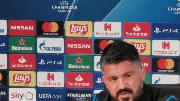 Napoli, Gattuso non pensa all'Inter: "Contro il Torino in campo chi è al 100%"