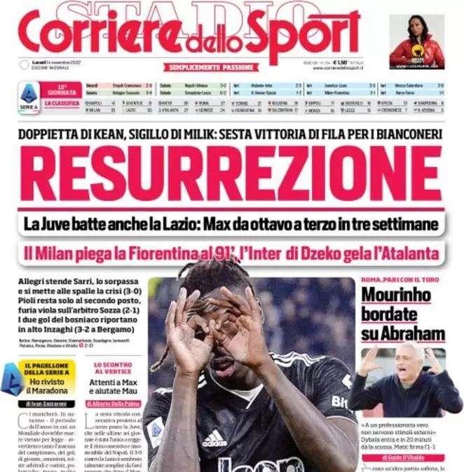 Prima CdS - L'Inter di Dzeko gela l’Atalanta, i due gol del bosniaco riportano in alto Inzaghi 