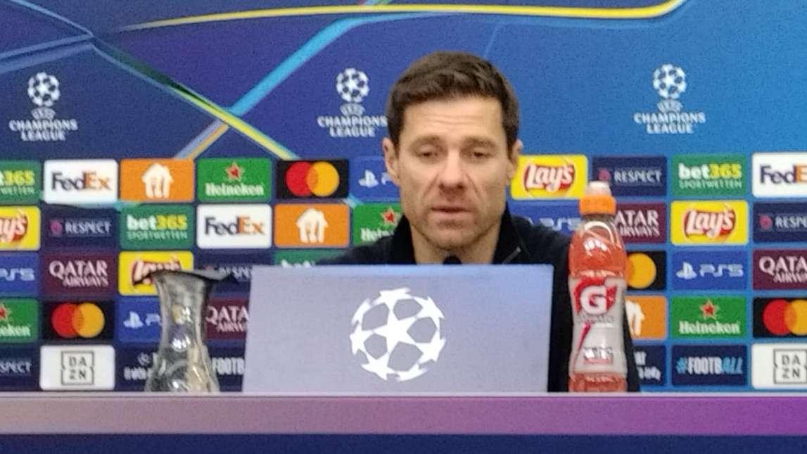 Xabi Alonso in conferenza: "Atteggiamento giusto contro una grande squadra"
