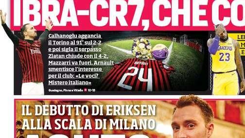 Prima CdS - Acuto Inter: il debutto di Eriksen alla Scala di Milano