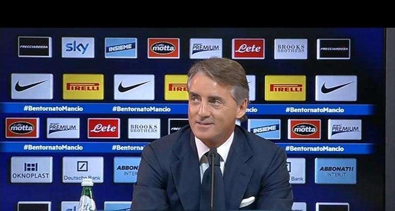 Inter-Chievo, domani Mancini in conferenza alle 13.30