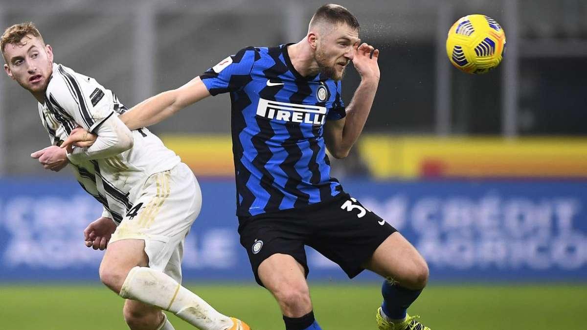 L'aggressività bianconera complica lo sviluppo verticale. Nella ripresa, l'Inter è solo poco cinica