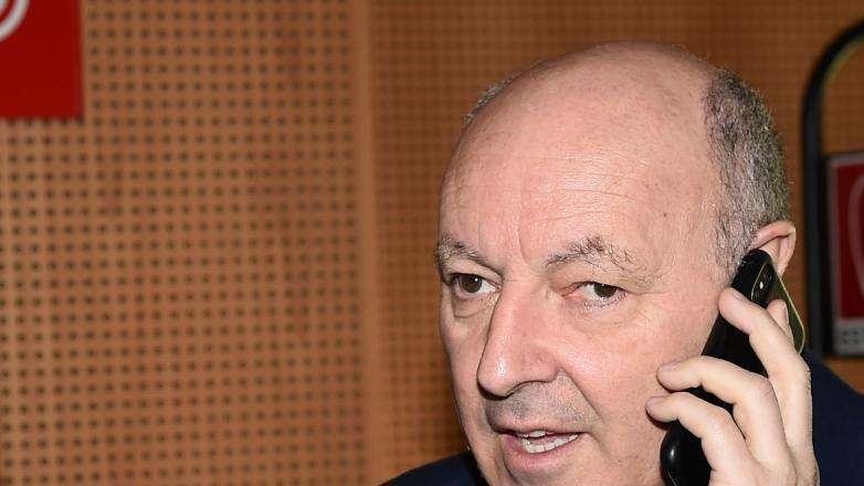 Sky - Inter-Empoli: Marotta ad Appiano dopo l'allenamento 