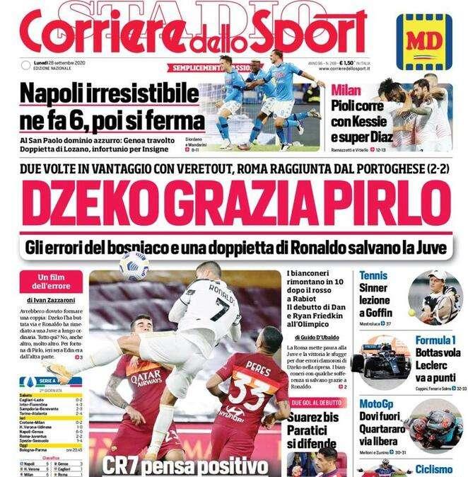 Prima CdS - Dzeko grazia Pirlo. Suarez bis, Paratici si difende