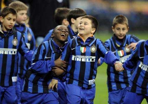 CdS - Inter-Udinese, prima del match mini gare baby