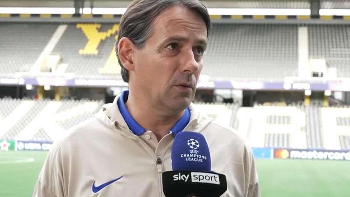 Inzaghi a Sky: "Domani non sarà facile, il sintetico è una cosa nuova per noi. Zielinski ha dato buone risposte"
