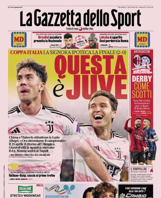 Prima GdS - Derby, come scotti. San Siro tutto in rossonero per evitare la festa Inter
